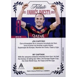 Buy Now Oh Captain 2015-16 Tributo Andrés Iniesta Panini Box