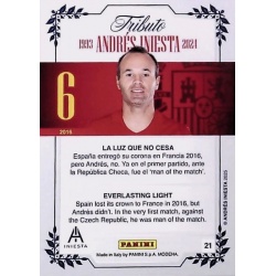 New Arrivals The Light That Never Ceases 2016 Panini Tributo Iniesta Box Oficial