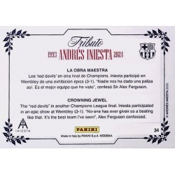 Discover the best deals The Masterpiece Tributo Andrés Iniesta Box Panini