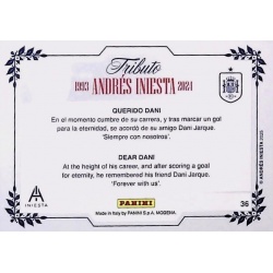 Sale Online Dear Dani Andres Iniesta Tributo Box Panini
