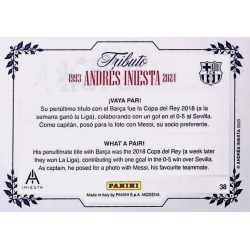 Discover the best deals What a pair Andres Iniesta Tributo Box Panini