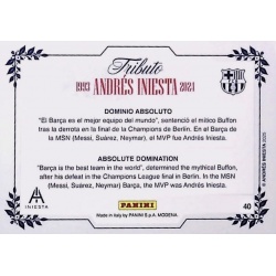 Discover the best deals Absolute Domain Andres Iniesta Tributo Box Panini