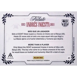 Collect Them More Than a Player Andres Iniesta Tributo Box Panini