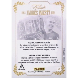 New Arrivals 6 Copa del Rey titles Panini Gold Tributo Andrés Iniesta Box Panini