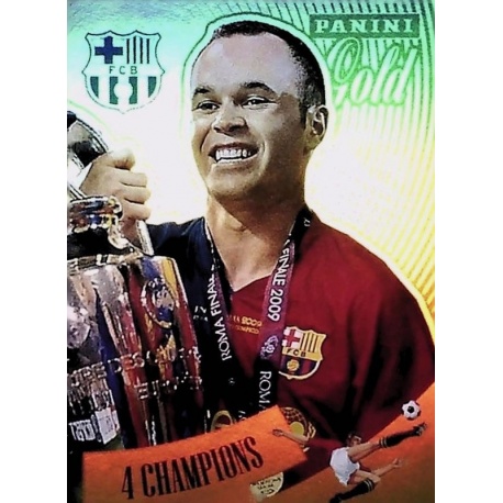 48 4 Champions Panini Gold