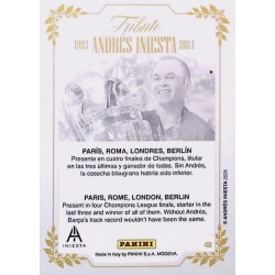 New Arrivals 4 Champions Panini Gold Panini Tributo Iniesta Box Oficial