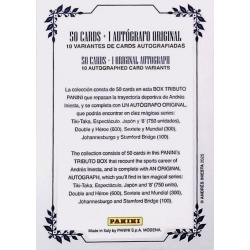 Buy Now Index Panini Tributo Iniesta Box Oficial