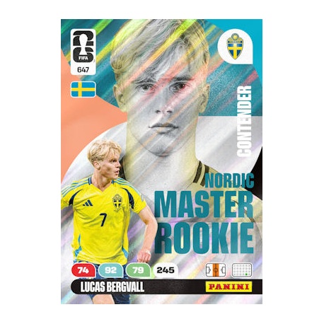 Lucas Bergvall Master Rookie Suecia 647