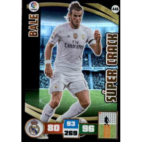 Bale Súper Cracks 446 Adrenalyn XL La Liga 2015-16