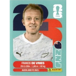 Francis de Vries New Zealand NZL 8