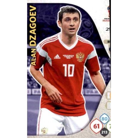 Alan Dzagoev Rusia 293 Adrenalyn XL World Cup 2018 