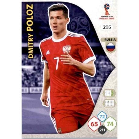 Dimitry Poloz Rusia 295 Adrenalyn XL Russia 2018 