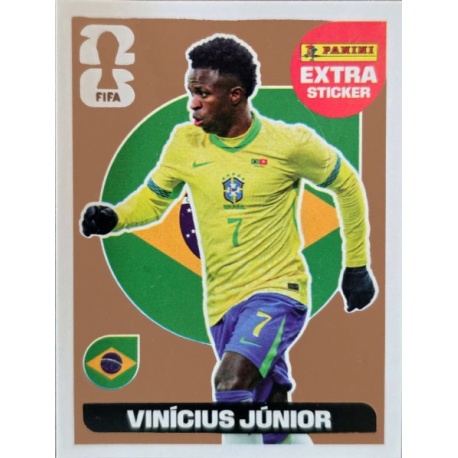 Añade a tu colección Vinícíús Júnior Brazil Bronze Extra Stickers Panini World Cup 2026 Stickers