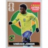 Añade a tu colección Vinícíús Júnior Brazil Bronze Extra Stickers Panini World Cup 2026 Stickers