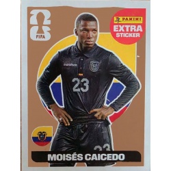 Consigue ahora Moisés Caicedo Ecuador Bronze Extra Stickers Album Mundial 2026 Panini