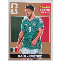 Venta Cromos Mundial Raúl Jiménez México Bronze Extra Stickers Panini Fifa 2026 Stickers Box