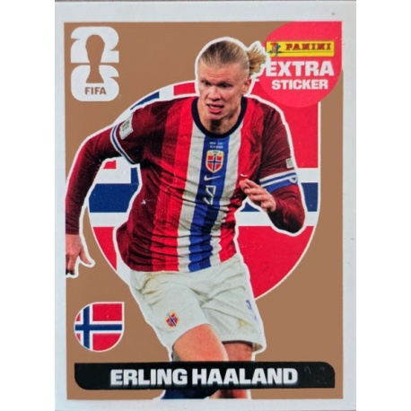 Oferta Cromos Mundial Erling Haaland Norway Bronze Extra Stickers Album Mundial 2026 Panini