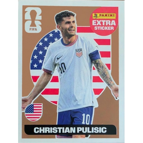 Venta Cromos Mundial Christian Pulisic USA Bronze Extra Stickers Cromos Fifa 2026