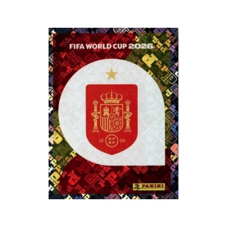 Venta Cromos Mundial Escudo España ESP 1 Official Panini World Cup 2026 Stickers