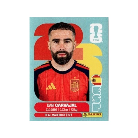Venta Cromos Mundial Dani Carvajal España ESP 7 Official Panini World Cup 2026 Stickers
