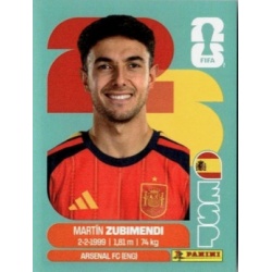 Venta Cromos Mundial Martín Zubimendi España ESP 9 Album Panini Mundial 2026