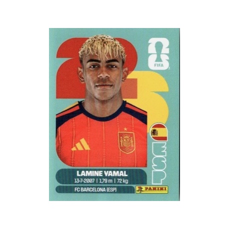 Oferta Cromos Mundial Lamine Yamal España ESP 15 Cromos Panini Sueltos Mundial 2026