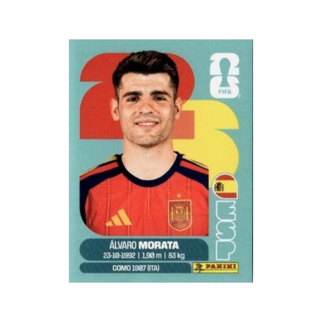 Completa tu álbum Álvaro Morata España ESP 19 Stickers Fifa World Cup 2026