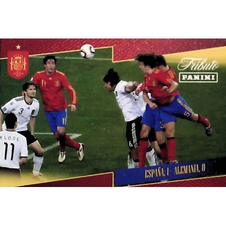 España 1 – Alemania 0 Tributo Sudáfrica 30