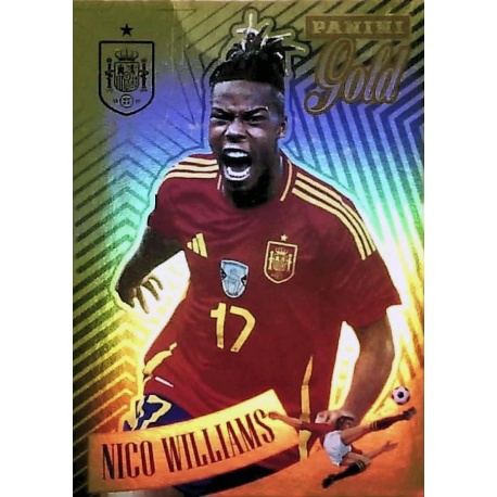 Nico Williams Panini Gold 90