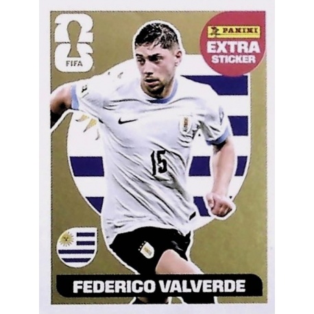 Federico Valverde Uruguay Gold Extra Stickers