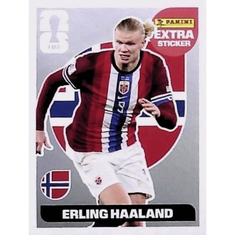 Erling Haaland Norway Silver Extra Stickers
