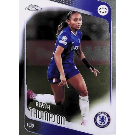 Venta Online Alyssa Thompson Chelsea Topps Chrome Women Soccer Cards 2025-26