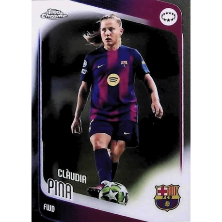 Venta Online Clàudia Pina Barcelona Official Topps Chrome UWCL Collection