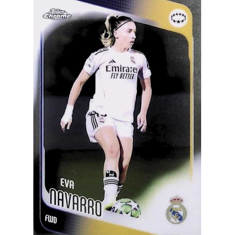 Compra ahora Eva Navarro Real Madrid Topps Chrome Soccer Cards Women
