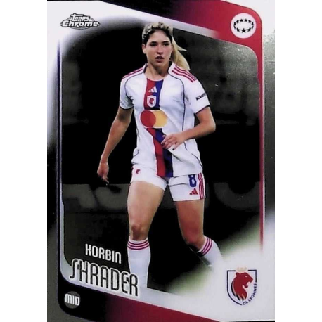 Venta Online Korbin Shrader OL Lyonnes Topps Chrome Soccer Cards Women