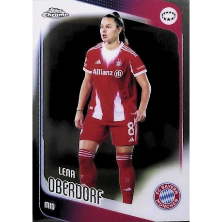 Venta Online Lena Oberdorf Bayern München Topps Chrome Women's UCL Cards