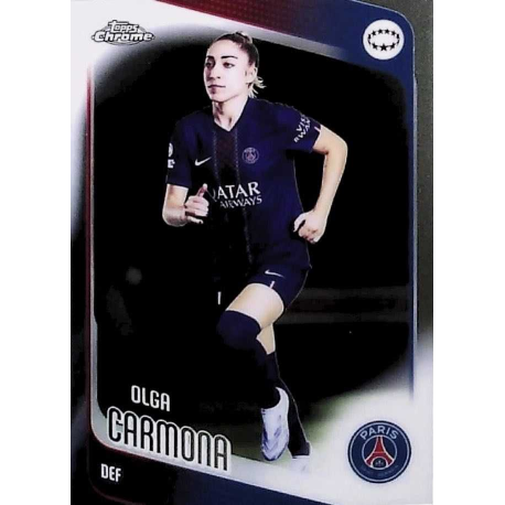 Consíguelos hoy Olga Carmona PSG Topps Chrome Women Soccer Cards 2025-26