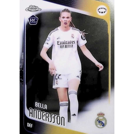 Consigue ahora Bella Andersson Real Madrid Topps Chrome Women's Champions League