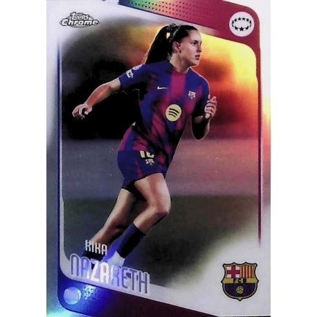 Comprar Online Kika Nazareth Barcelona Topps Chrome UWCL 2025-26