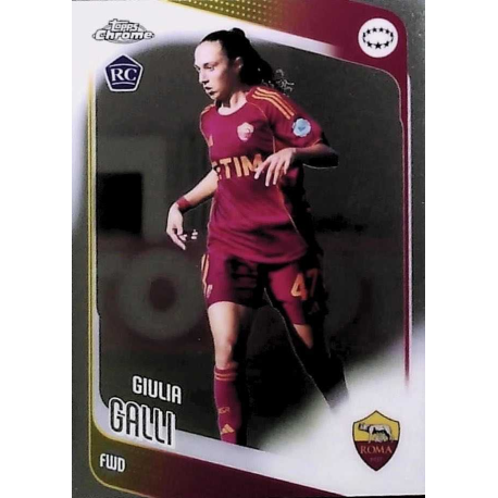 Hazte con ellos Giulia Galli AS Roma Topps Chrome UEFA Women's Champions League 2025-26