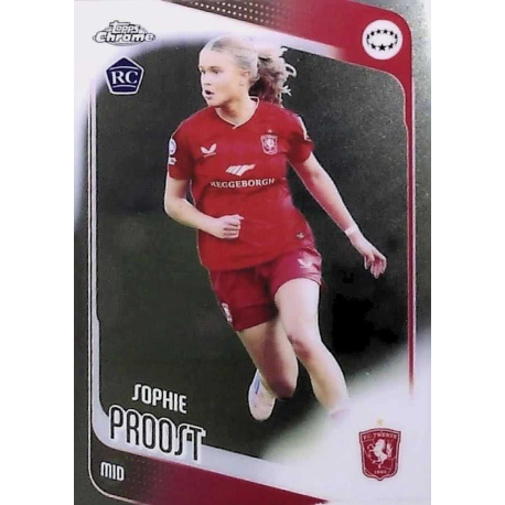 Compra ahora Sophie Proost F.C. Twente Topps Chrome Women's UCL Cards