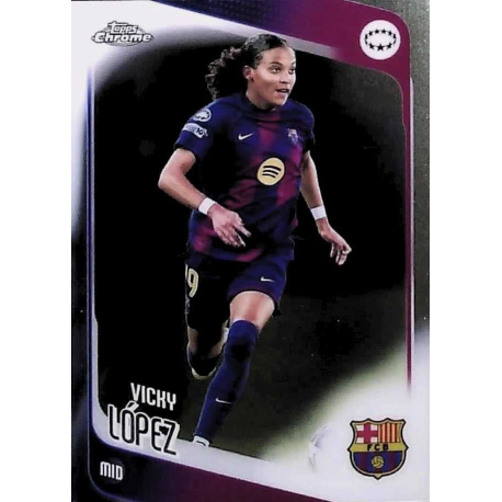 Venta Online Vicky López Barcelona Topps Chrome Women's Football Cards