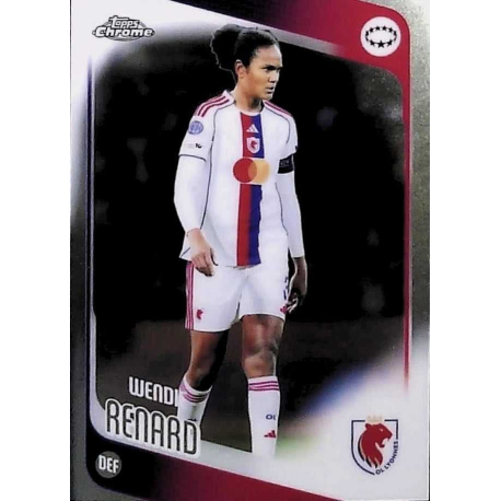 Colecciónalos Wendie Renard OL Lyonnes Topps Chrome Women's Champions League