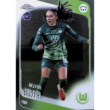 Hazte con ellos Kessya Bussy VfL Wolfsburg Topps Chrome UWCL 2025-26