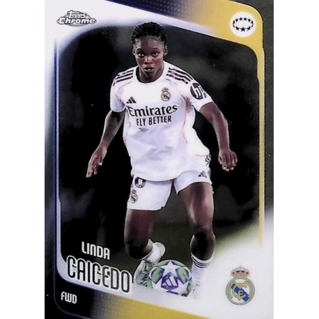 Oferta Online Linda Caicedo Real Madrid Topps Chrome Women's Champions League