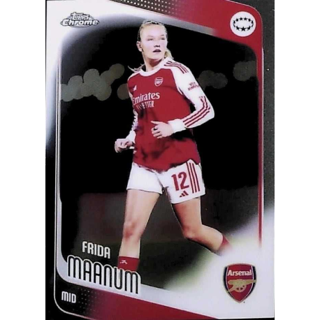 Venta Cards Frida Maanum Arsenal Topps Chrome Women's Champions League