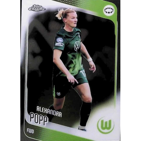 Completa tu álbum Alexandra Popp VfL Wolfsburg Topps Chrome UEFA Women's Champions League 2025-26