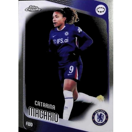 Completa tu álbum Catarina Macario Chelsea Topps Chrome Women Soccer Cards 2025-26