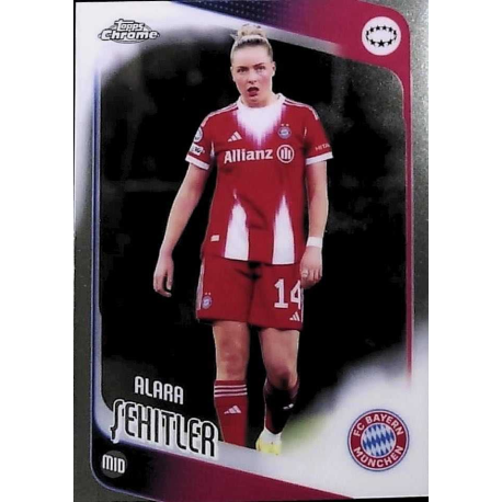 Comprar Online Alara Sehitler Bayern München Topps Chrome UWCL 2025-26