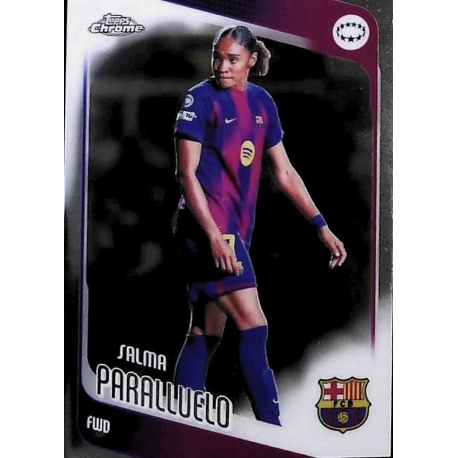 Oferta Online Salma Paralluelo Barcelona Topps Chrome UWCL 2025-26